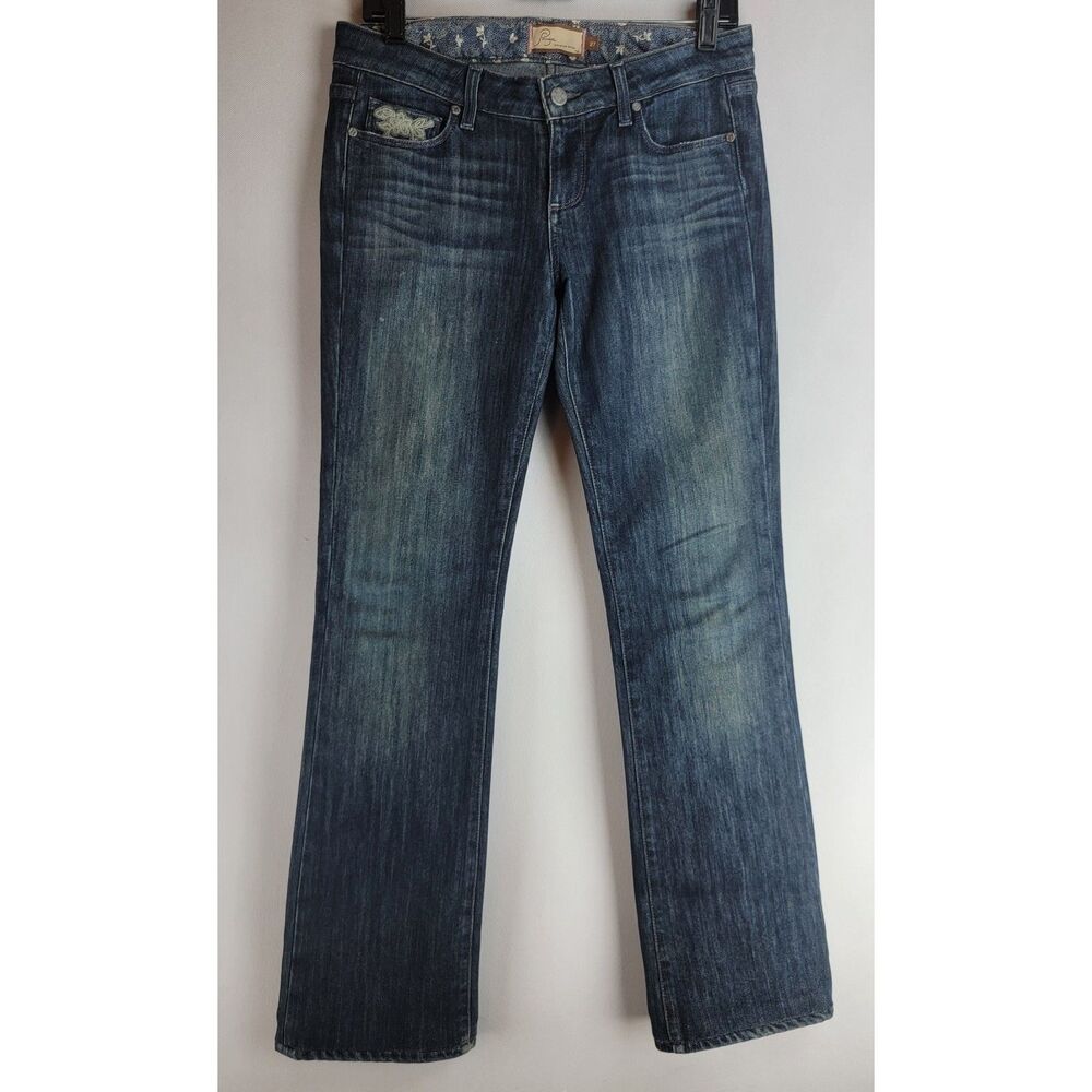 Paige Womens Size 27 Benedict Canyon Cotton Poly Bootcut Jeans